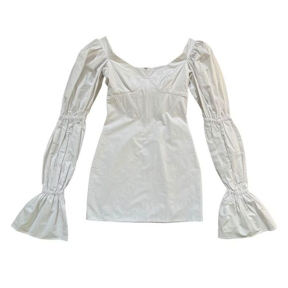 Natalie Rolt Kenzy Mini Dress in White - Picture 3 of 13